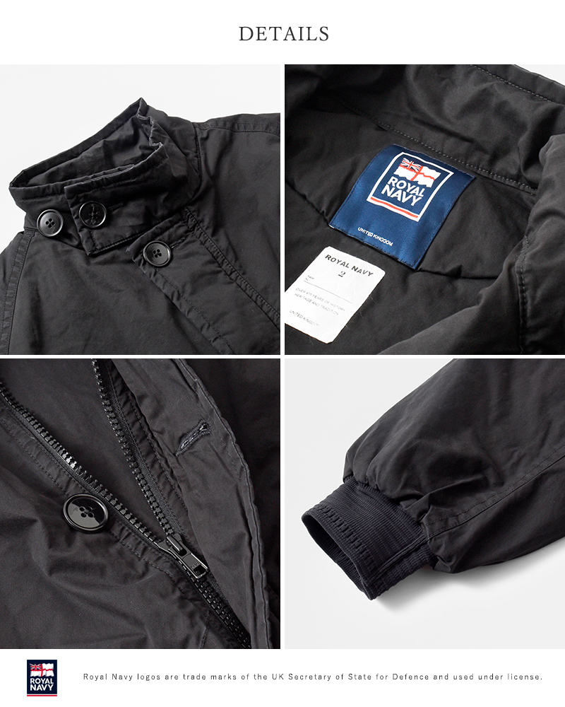 ROYAL NAVY(ロイヤルネイビー)コットンギャバポーラテック中綿サブマリンコート“SUBMARINECOAT”rn24fcot56