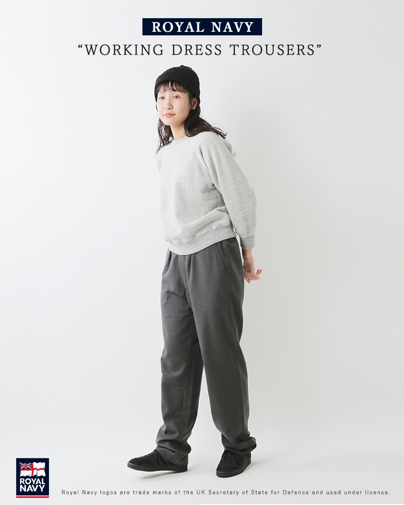 ROYAL NAVY(ロイヤルネイビー)ワーキングドレストラウザーパンツ“WORKINGDRESSTROUSERS”rn24fwdt72