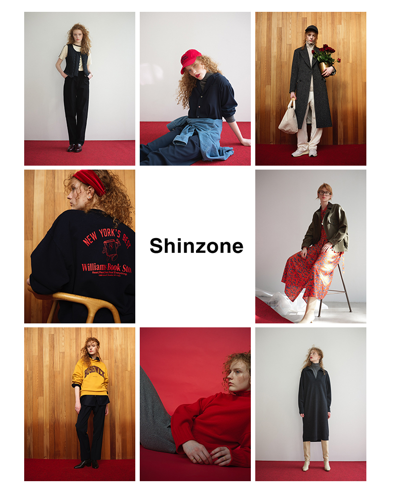 Shinzone(シンゾーン)コットンストレッチフルカーディガンニットベスト“FULLCARDIGANKNITVEST”24amsni02