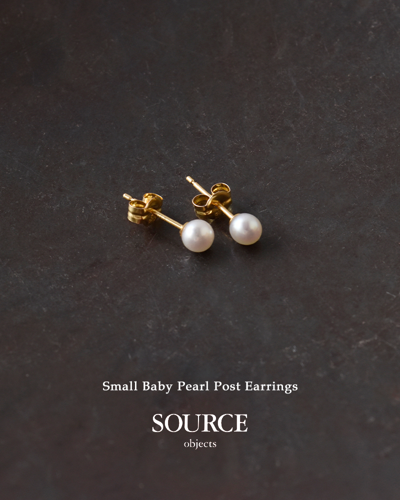 SOURCE(ソウス)スモールベビーパールポストピアス“SmallBabyPearlPostEarrings”sj1p-094