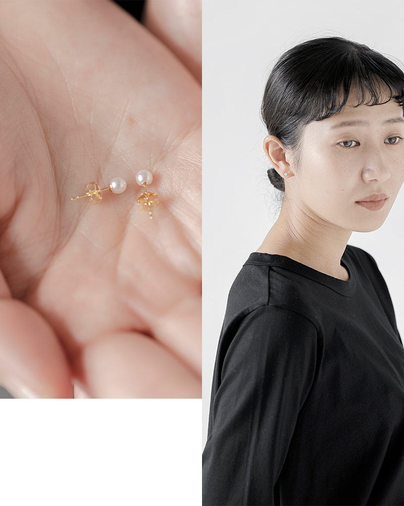 SOURCE(ソウス)スモールベビーパールポストピアス“SmallBabyPearlPostEarrings”sj1p-094