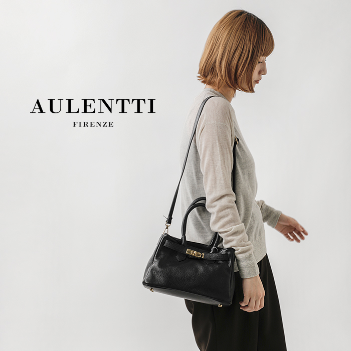 AULENTTI(オウレンティ)ドラーロレザー2wayショルダーバッグst-aw25-219-m-do