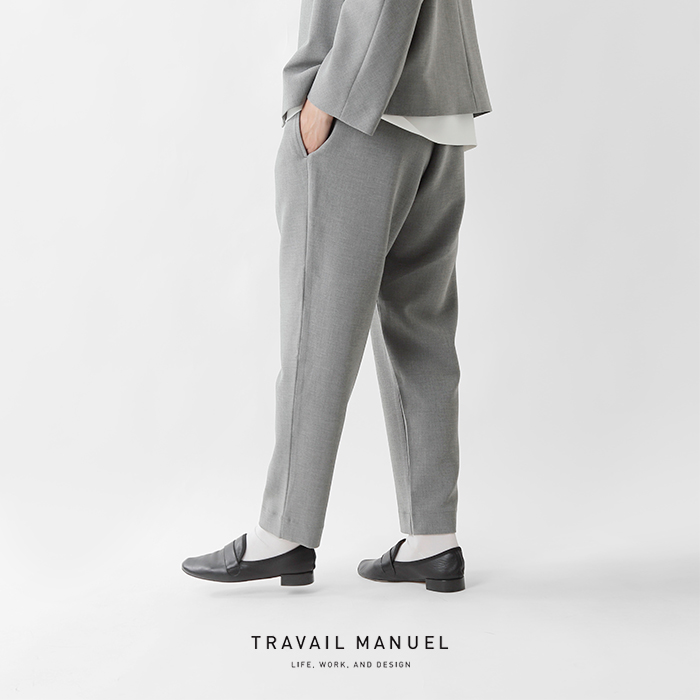 TRAVAIL MANUEL(トラバイユマニュアル)ダブルクロス2タックスラントパンツ tm5010