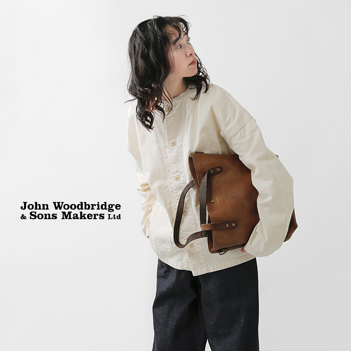 John Woodbridge & Sons Makers(ジョンウッドブリッジアンドサンズメーカーズ)ヴィンテージレザートートバッグスモールtotebag-small