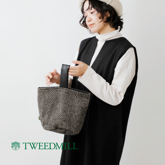 TWEEDMILL(ツイードミル)aranciato別注ワンハンドルチェックバッグ“DoorstopBag”tw-pnw-door-s