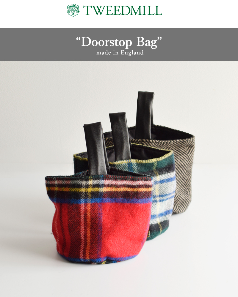 TWEEDMILL(ツイードミル)aranciato別注ワンハンドルチェックバッグ“DoorstopBag”tw-pnw-door-s