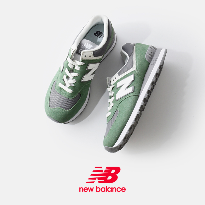 new balance(ニューバランス)Nロゴスエードメッシュアッパースニーカー“U574”u574-esa-esc-esf