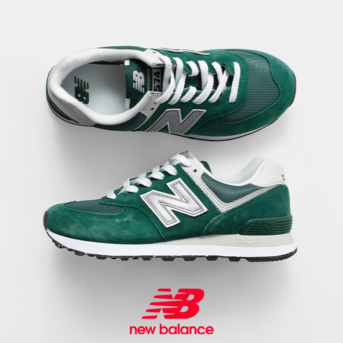 new balance(ニューバランス)Nロゴスエードメッシュアッパースニーカー“U574”u574-esg-esj