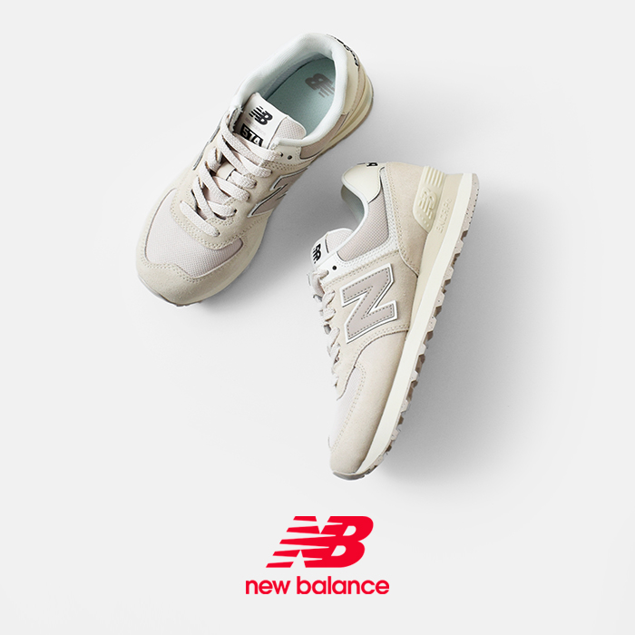 new balance(ニューバランス)Nロゴスエードテキスタイルアッパースニーカー“WL574”wl574-dq2