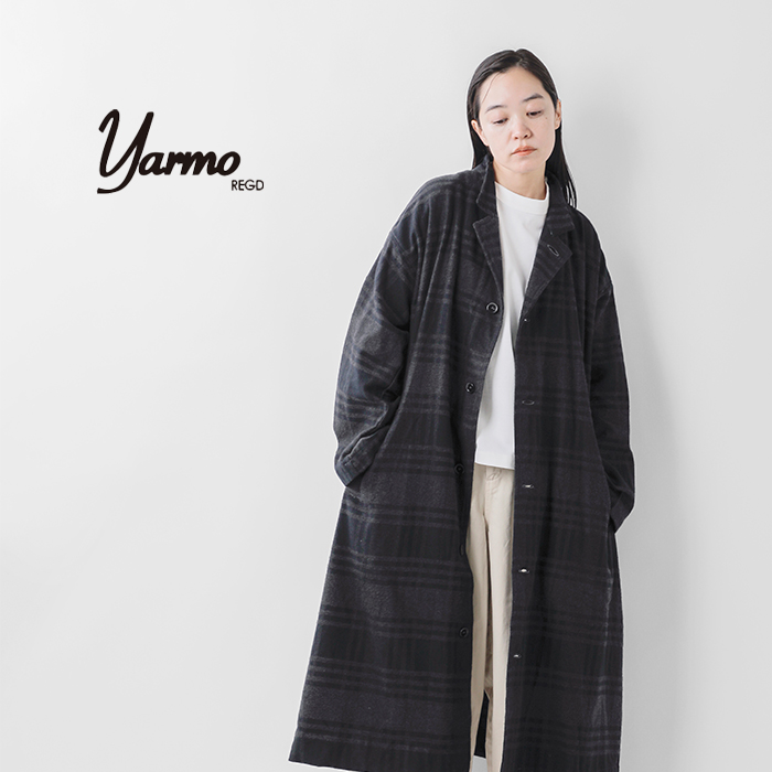 Yarmo(ヤーモ)コットンフランネルビッグコートyar-24aw-co15