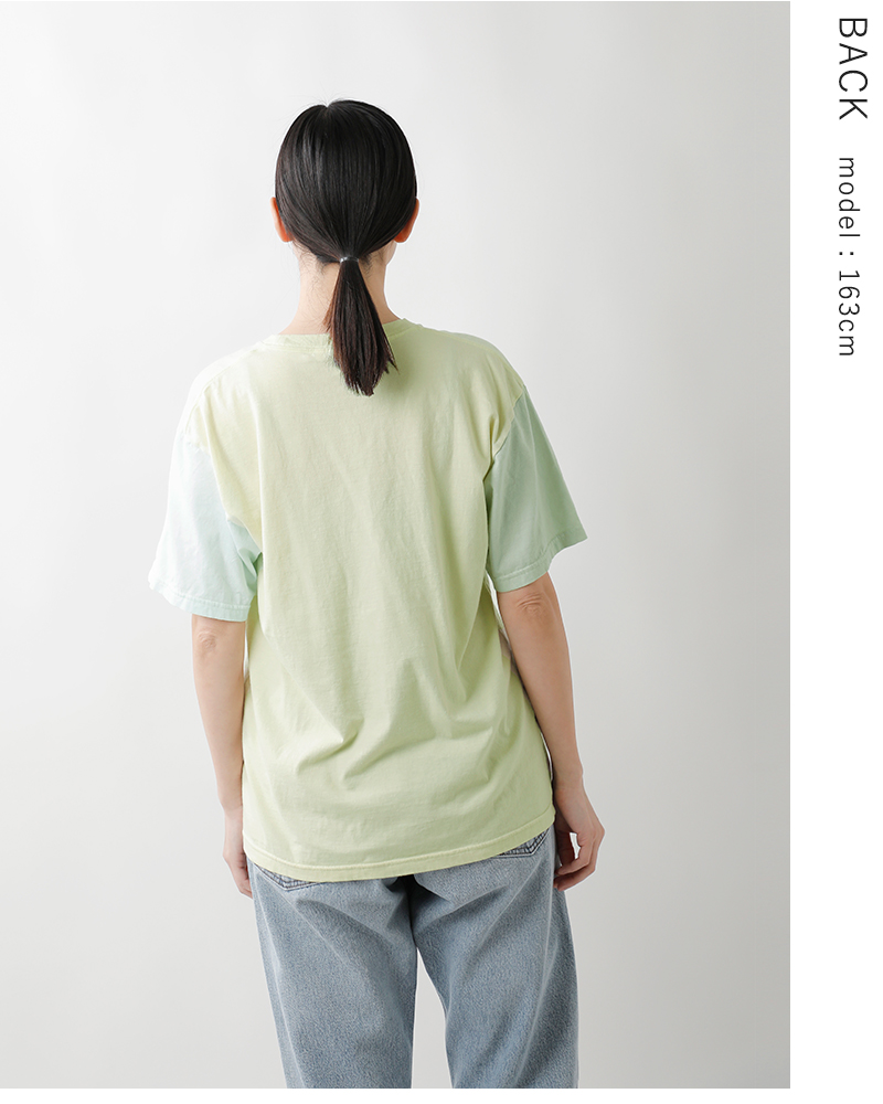 or slow(オアスロウ)コットン4トーンポケットTシャツ01-0024