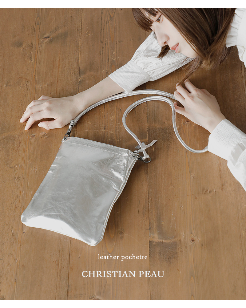 CHRISTIAN PEAU(クリスチャン・ポー・クリスチャンポー)レザーポシェット06356-cp-f