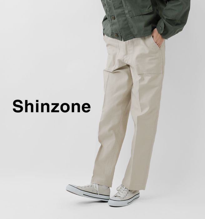 THE SHINZONE コットン ベイカーパンツ カーキ サイズ36 - パンツ