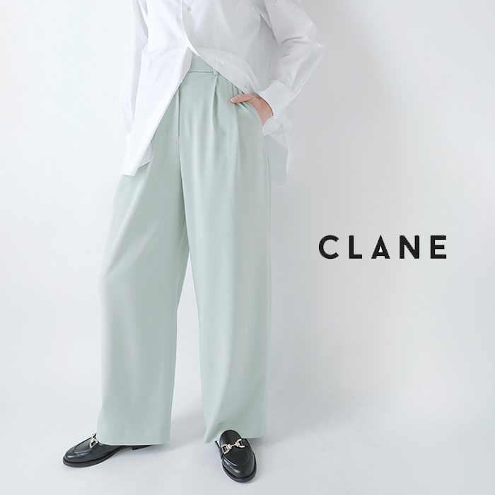 CLANE(クラネ)ベーシックタックパンツ16110-7092