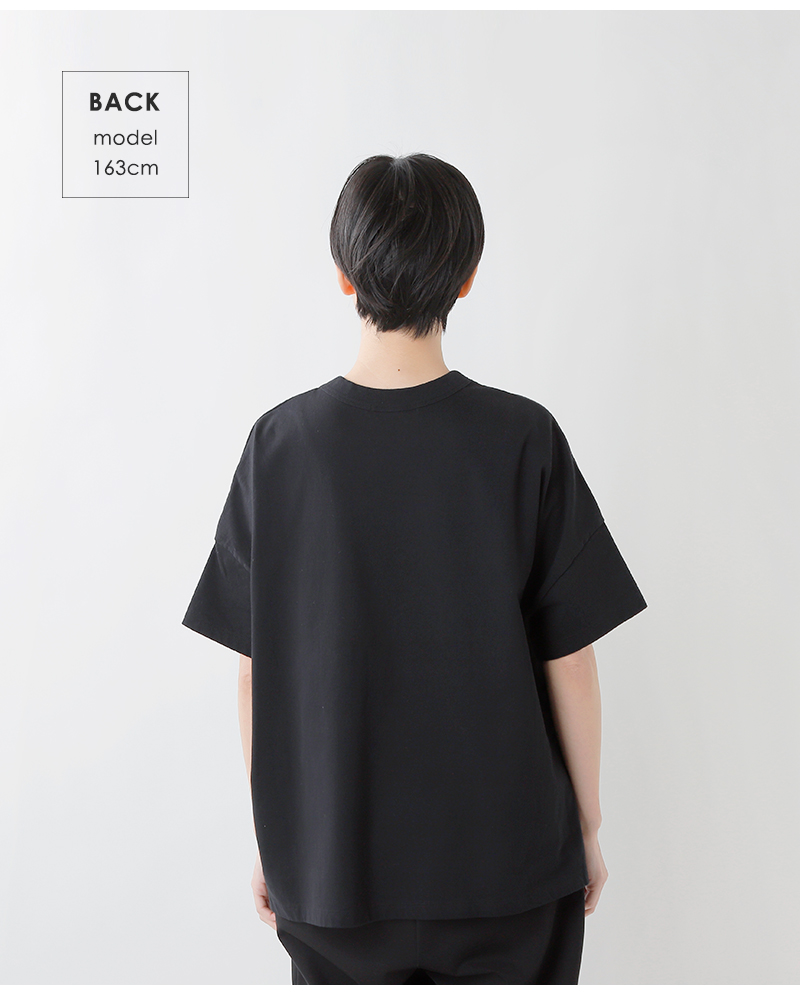 TRAVAIL MANUEL(トラバイユマニュアル)コットンクラシック天竺スリットTシャツ2014-same1