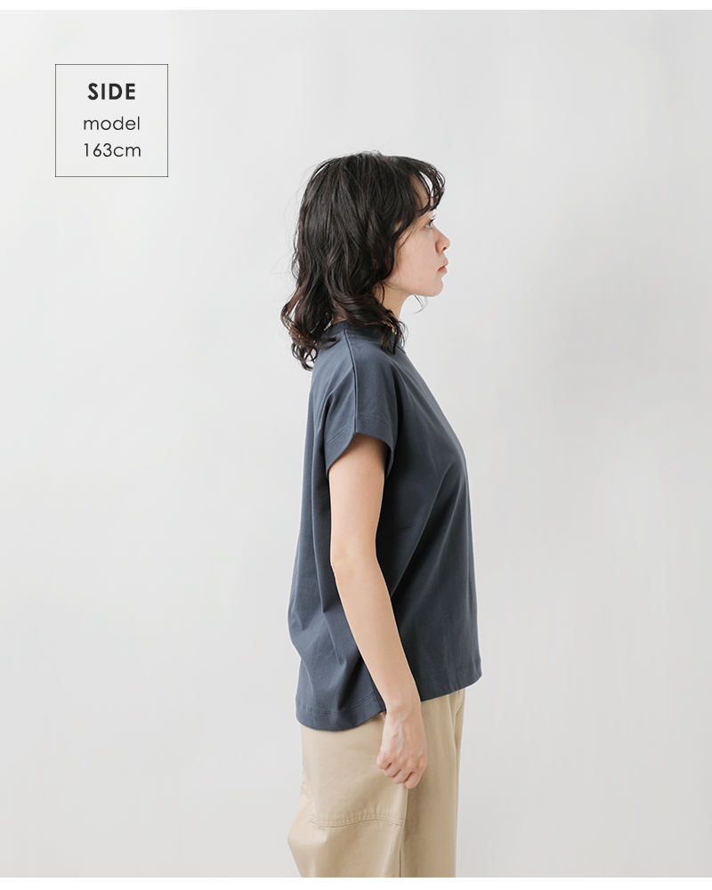 TRAVAIL MANUEL(トラバイユマニュアル)コットンクラシック天竺フレンチTシャツ2015-same1