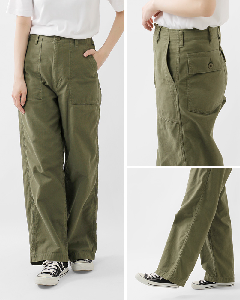 Shinzone シンゾーン コットン ウォッシュド ベイカーパンツ “WASHED BAKER PANTS” 24mmspa03-mn  レディース【サイズ交換初回無料】 | Piu di aranciato(ピウディアランチェート)