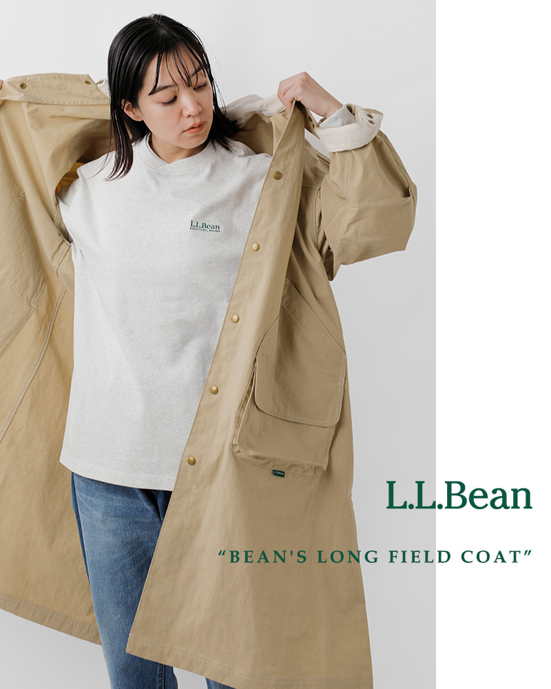 L.L.Bean(エルエルビーン)撥水ライトキャンバスロングフィールドコート“Bean