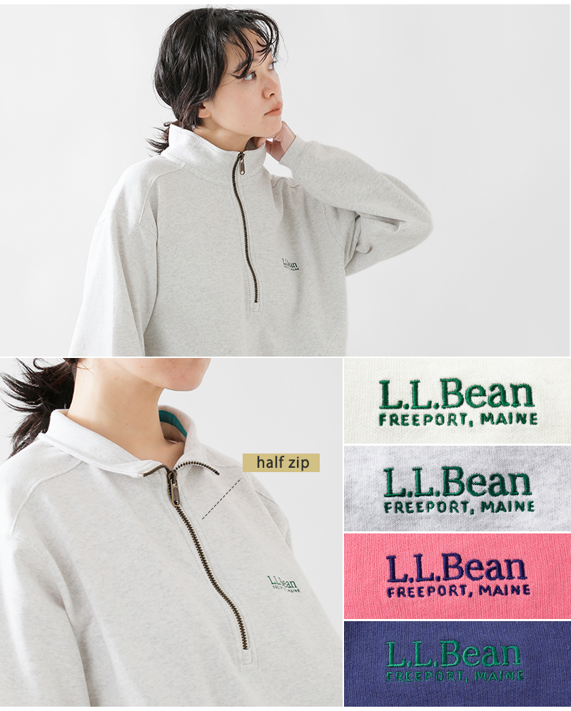 L.L.Bean(エルエルビーン)ポーテージハーフジップスウェットシャツ“PortageHalf-ZipSweatshirt”4175-5179