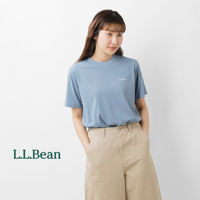 L.L.Bean(エルエルビーン)UVケアプレーティング天竺バックカタディンTシャツ“Bean
