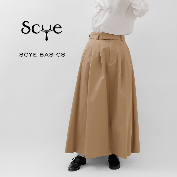 SCYE BASICS(サイベーシックス)サンホアキンコットンミディスカート5224-91527