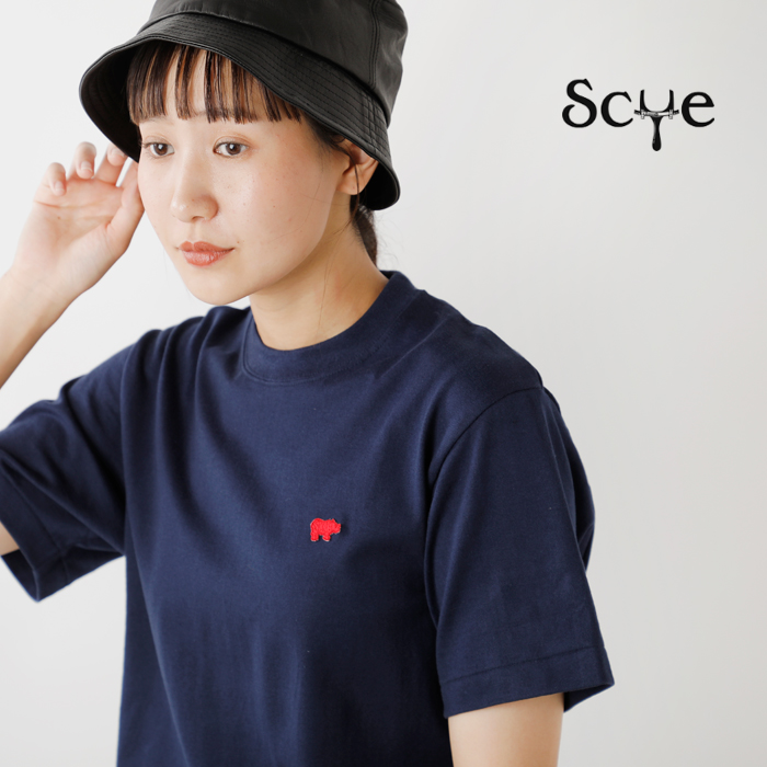 SCYE BASICS サイベーシックス 30/2 コットン チューブラー Tシャツ 