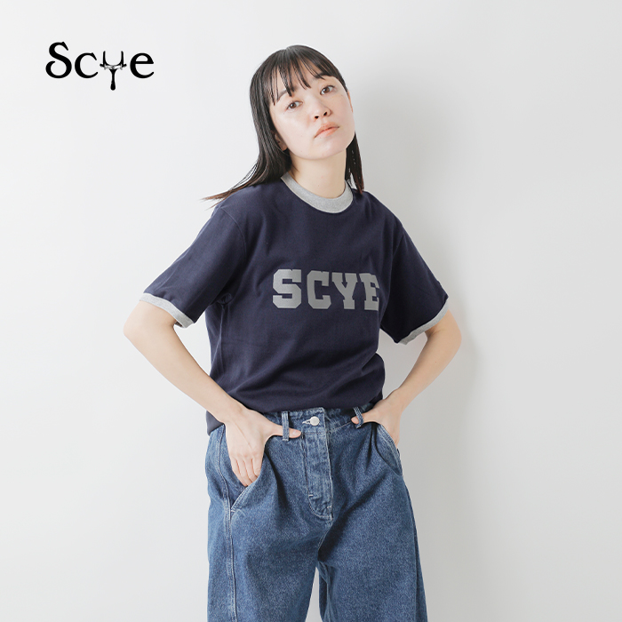 SCYE BASICS(サイベーシックス)ロゴプリントTシャツ5724-21702