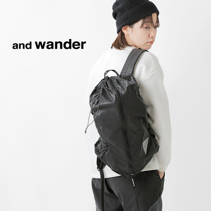 and wander(アンドワンダー)30D コーデュラナイロン シルデイパック “sil daypack” 574-2975136