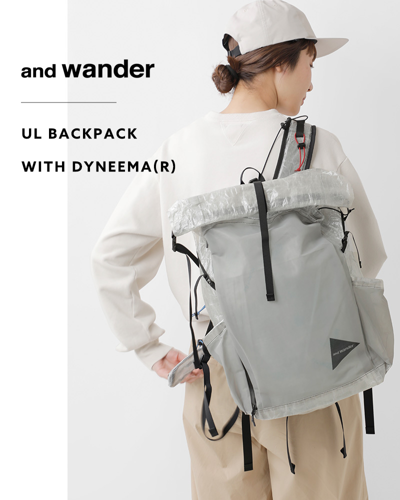 and wander(アンドワンダー)ダイニーマ軽量バックパック“ULbackpackwithDyneema(R)”574-4975196