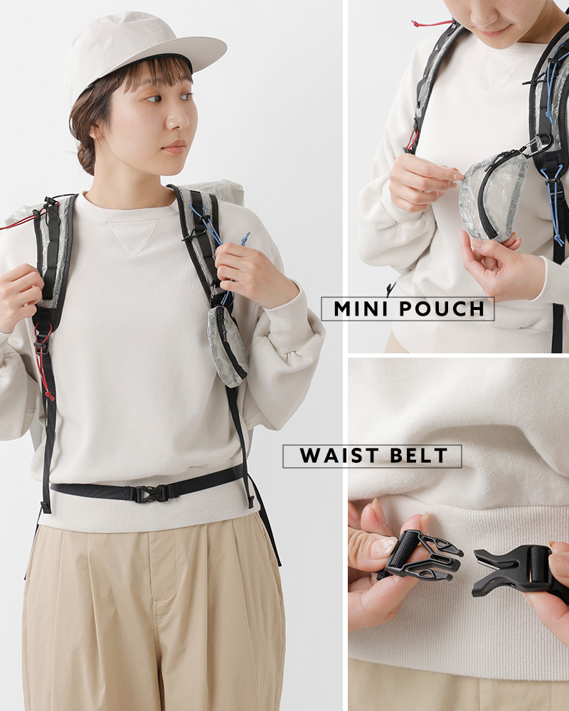 低価人気SALEand wander ダイニーマ軽量バックパック 登山ウェア・アウトドアウェア