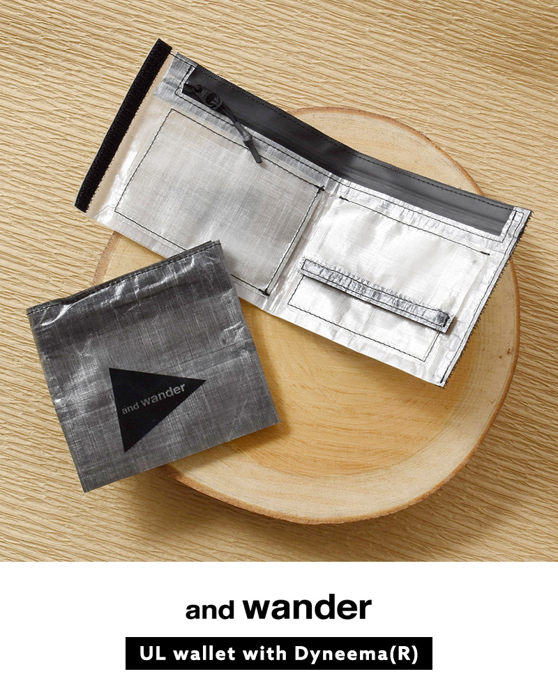 and wander(アンドワンダー)ダイニーマウォレット“ULwalletwithDyneema(R)”574-4975198