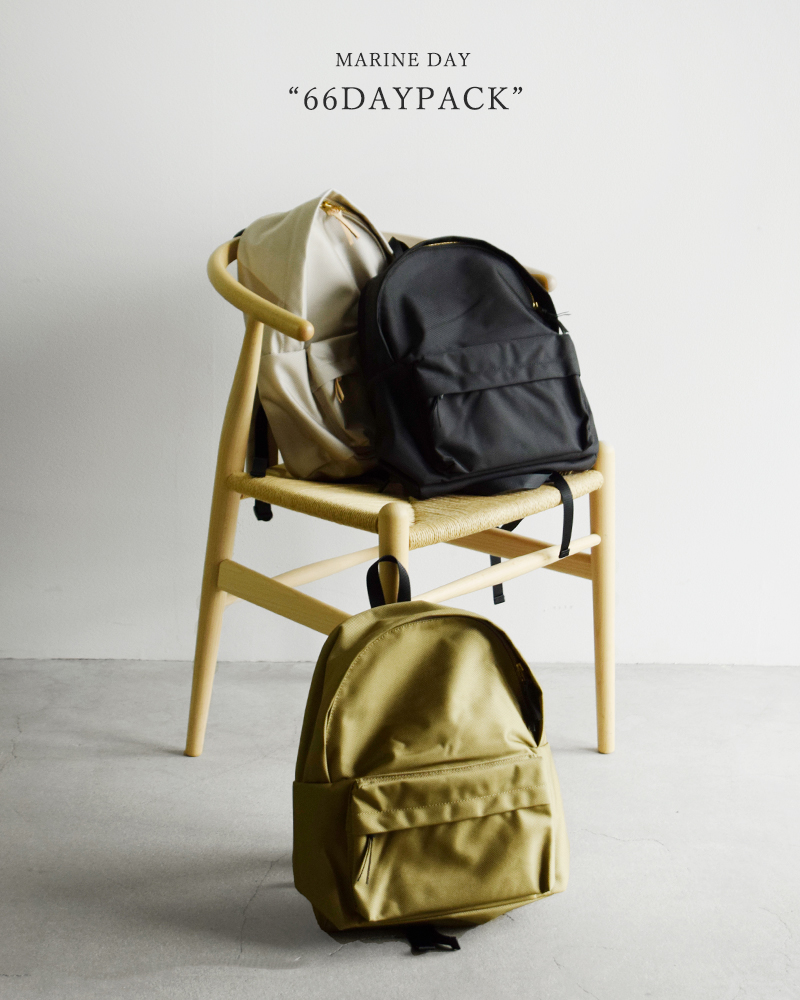 MARINE DAY(マリンデイ)66ナイロン×カウレザーデイパック“66DAYPACK”66daypack