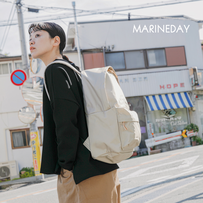 MARINE DAY(マリンデイ)66ナイロン×カウレザーLデイパック“66LDAYPACK”66ldaypack