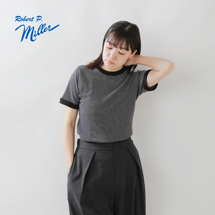 MILLER(ミラー)コットンパネルリブショートスリーブTシャツ849c