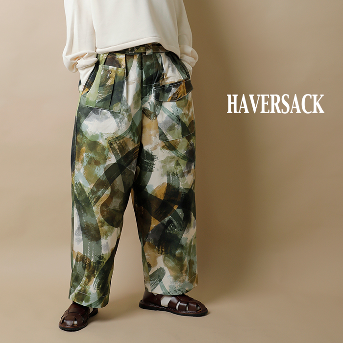 HAVERSACK ハバーサック コットン カモフラージュ グルカパンツ 862423