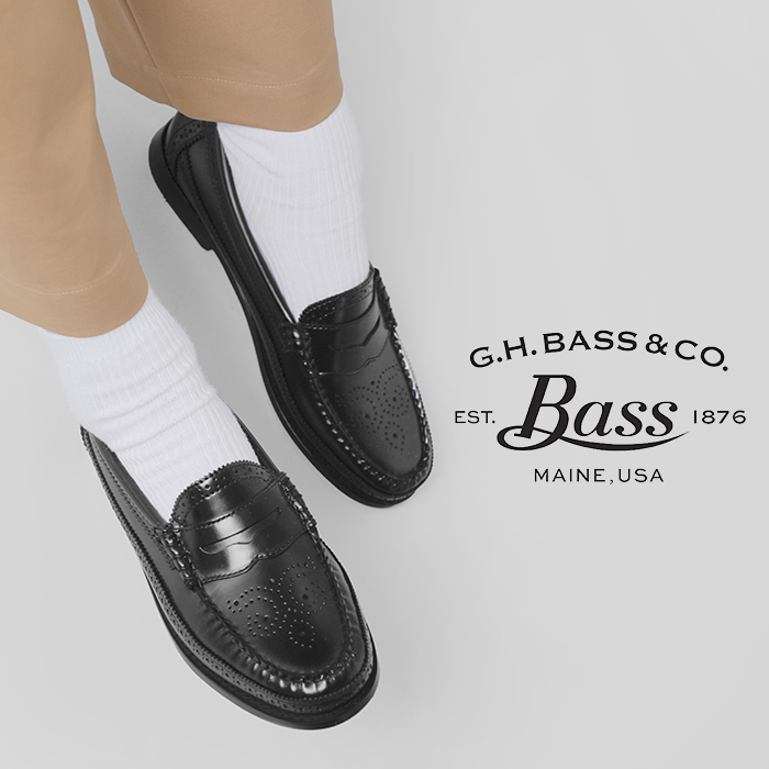 【美品】G.H.BASS WEEJUNS ローファー ジーエイチバス 24.5素材本革