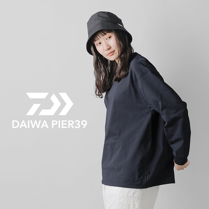 DAIWA PIER39(ダイワピア39)テックドローストリングロングスリーブTシャツ“WsTECHDRAWSTRINGL/STEE”be-40024l