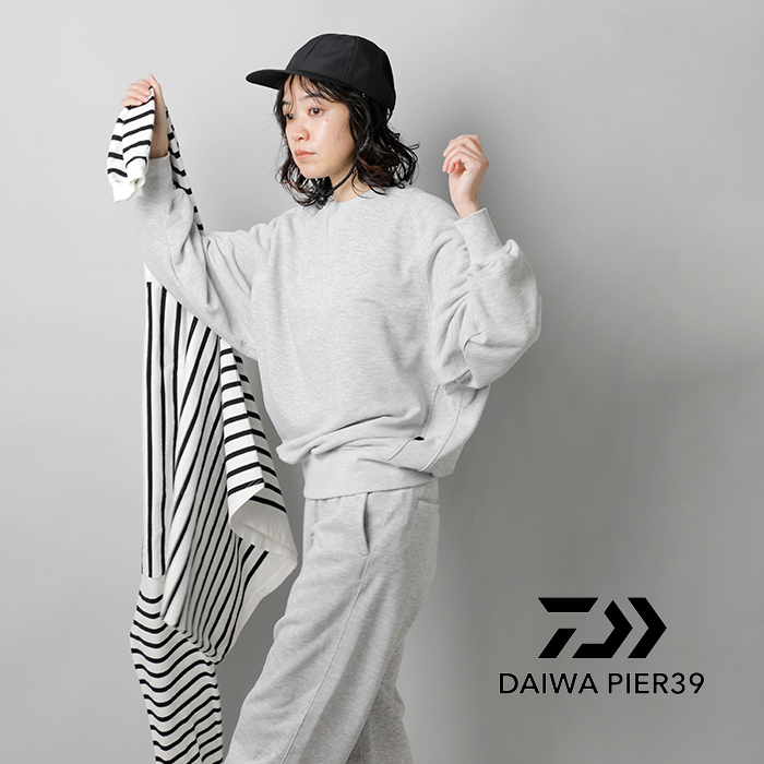 DAIWA PIER39(ダイワピア39)テックスウェットクルーネックフリーダムスリーブプルオーバー“WsTECHSWEATCREWFREEDOMSLEEVE”be-50024l