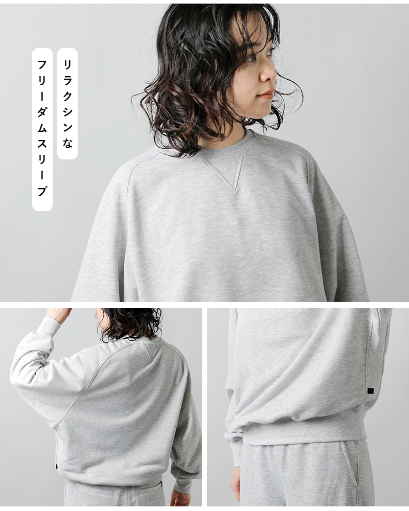 DAIWA PIER39(ダイワピア39)テックスウェットクルーネックフリーダムスリーブプルオーバー“WsTECHSWEATCREWFREEDOMSLEEVE”be-50024l