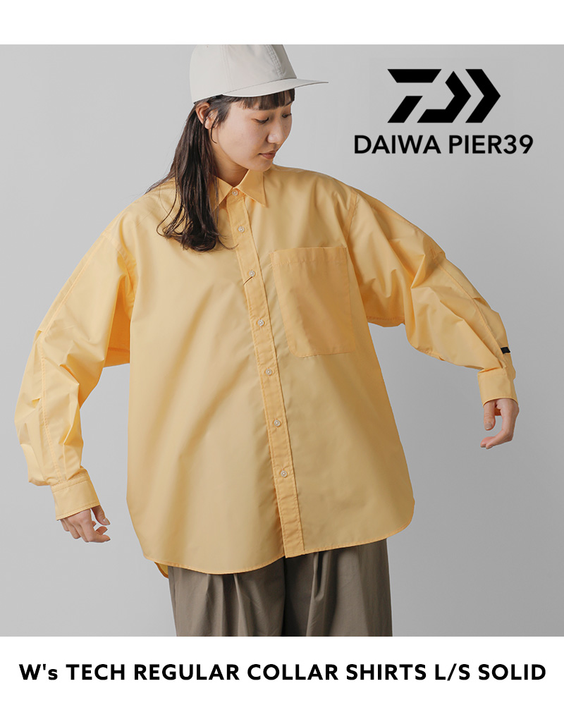 DAIWA PIER39(ダイワピア39)テックロングスリーブレギュラーカラーシャツ“WsTECHREGULARCOLLARSHIRTSL/SSOLID”be-82024l