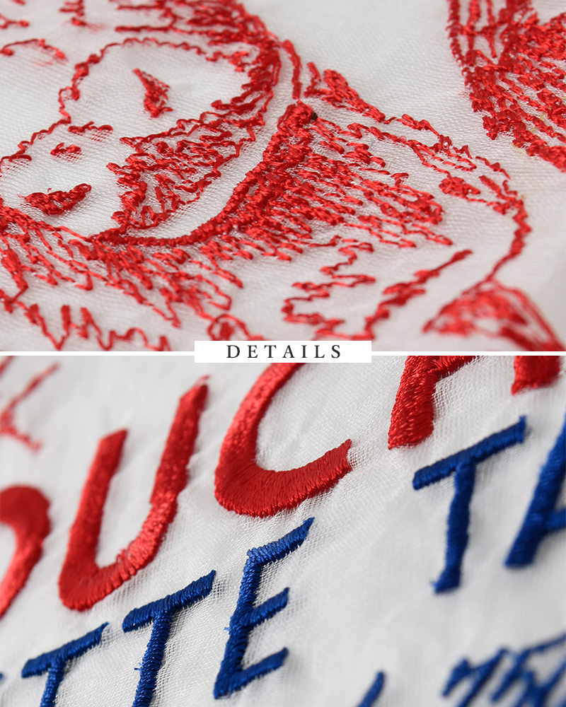 BRIGITTE TANAKA(ブリジットタナカ)刺繍トートバッグ“SAC”bt-mo-sac