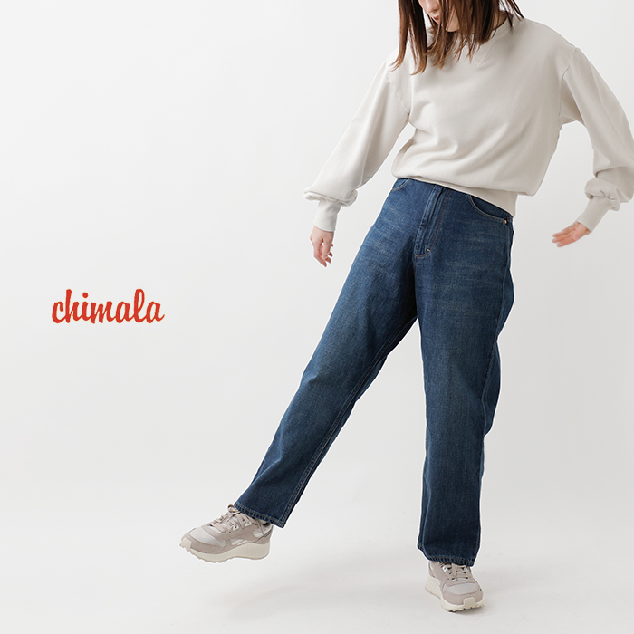 ☆】【30%OFF】chimala チマラ 13oz セルビッチ デニム ランチ パンツ cs37-wp12-kk 2024ss新作 レディース |  Piu di aranciato(ピウディアランチェート)