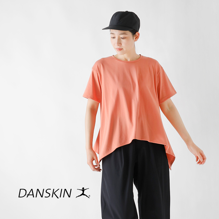 DANSKIN(ダンスキン)アシンメトリーフレアTシャツ“ASYMMETRYFLARETEE”dc724105