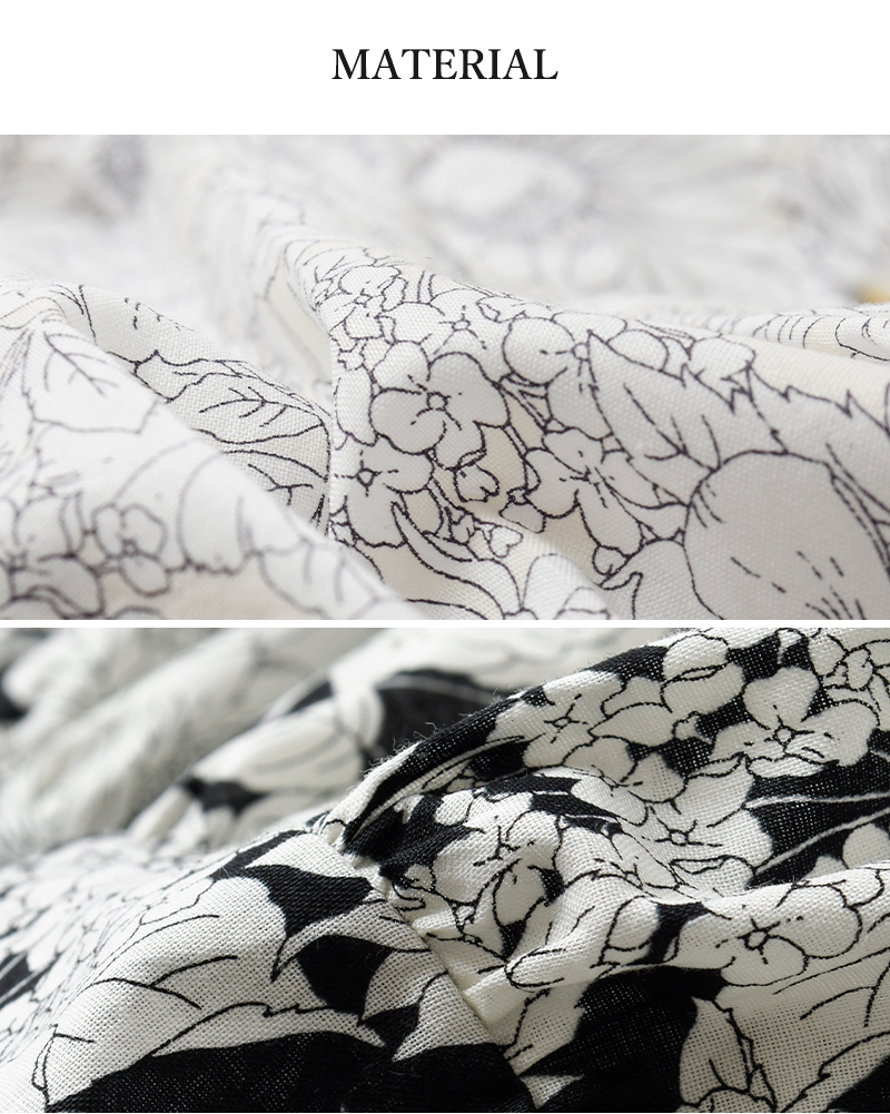 denicher(デニシェ)コットンフラワープリントワンピースdo241153