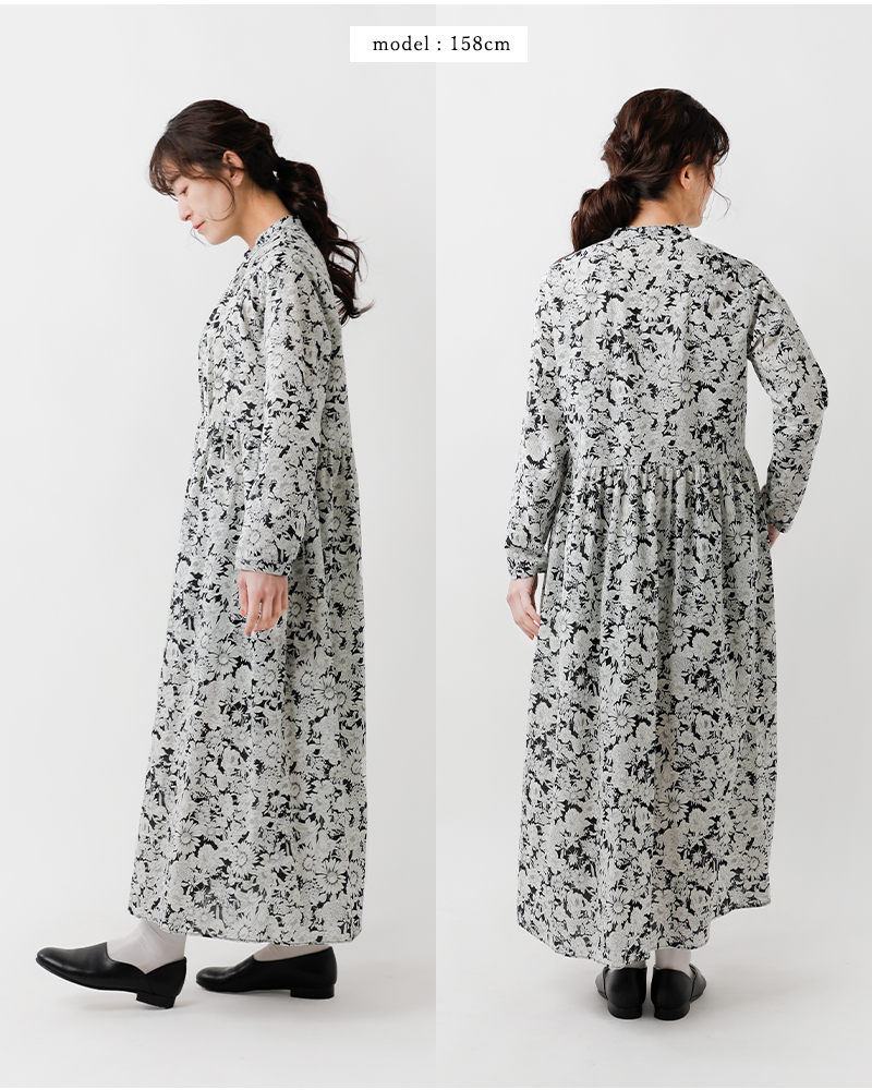 denicher(デニシェ)コットンフラワープリントワンピースdo241153