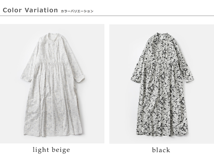 denicher(デニシェ)コットンフラワープリントワンピースdo241153