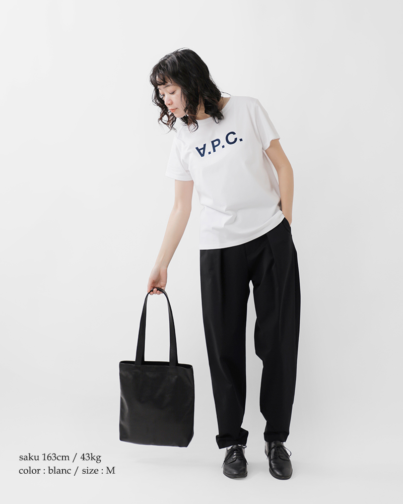 A.P.C.(アー・ペー・セー)コットンジャージーVPCロゴショートスリーブTシャツ“T-SHIRTVPC”f26944-588