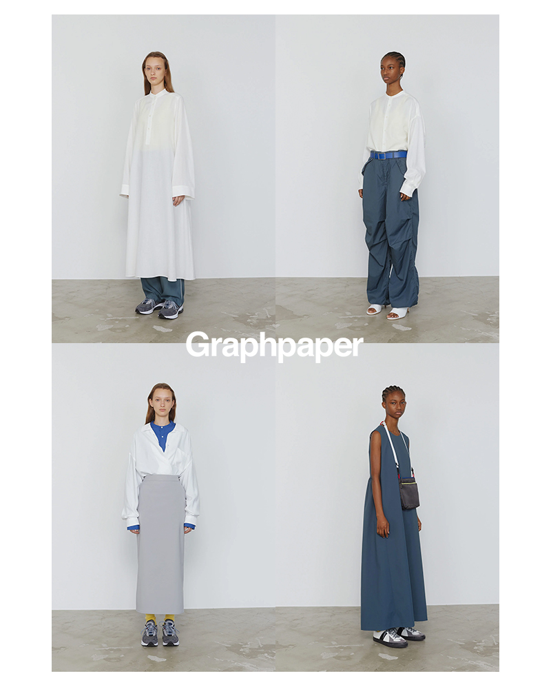 graphpaper(グラフペーパー)コットンショートスリーブオーバーサイズTシャツ“S/SOversizedTee”gu241-70104b