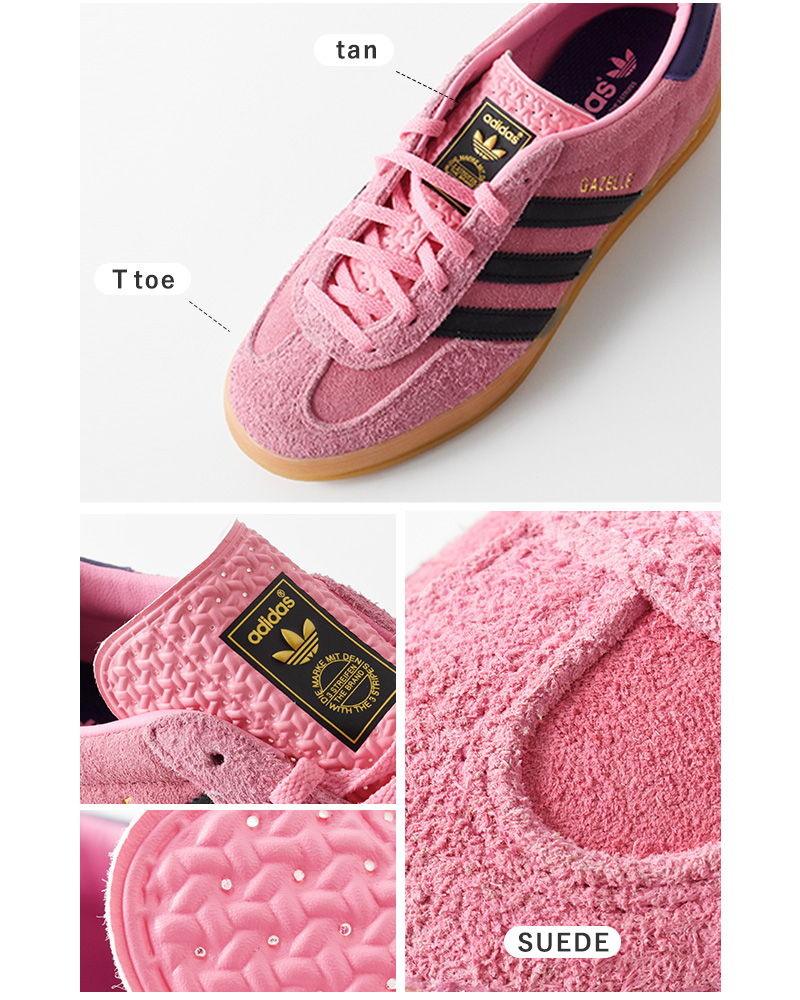 adidas Originals(アディダス オリジナルス)ガゼルインドアWスエードスニーカー“GAZELLEINDOORW”ie7002