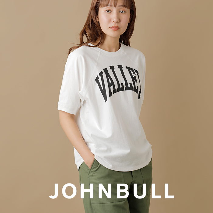 Johnbull(ジョンブル)コットンプリントTシャツ“VALLYTee”jl241c19
